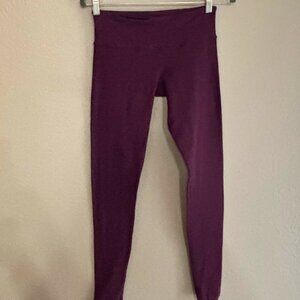 Lululemon Classic Luon Full Length Leggings – Deep Plum – Size 6 (29”)
